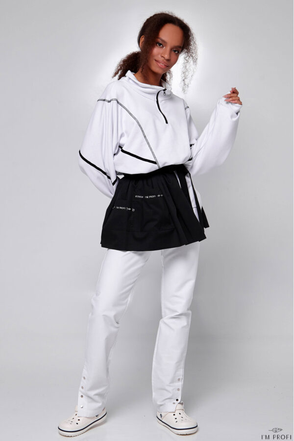 Фартух-баска для б'юті-майстра – A104 - Чорний