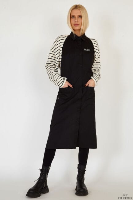 Improfi P113 Shirt Apron Black 01