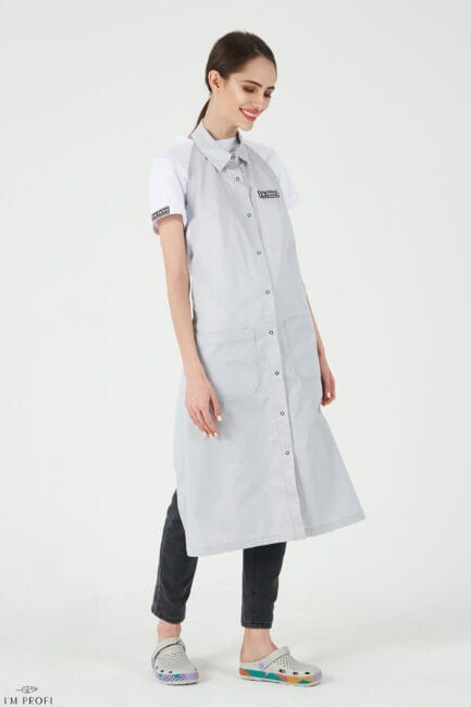 Improfi P113 Shirt Apron Light Grey 01