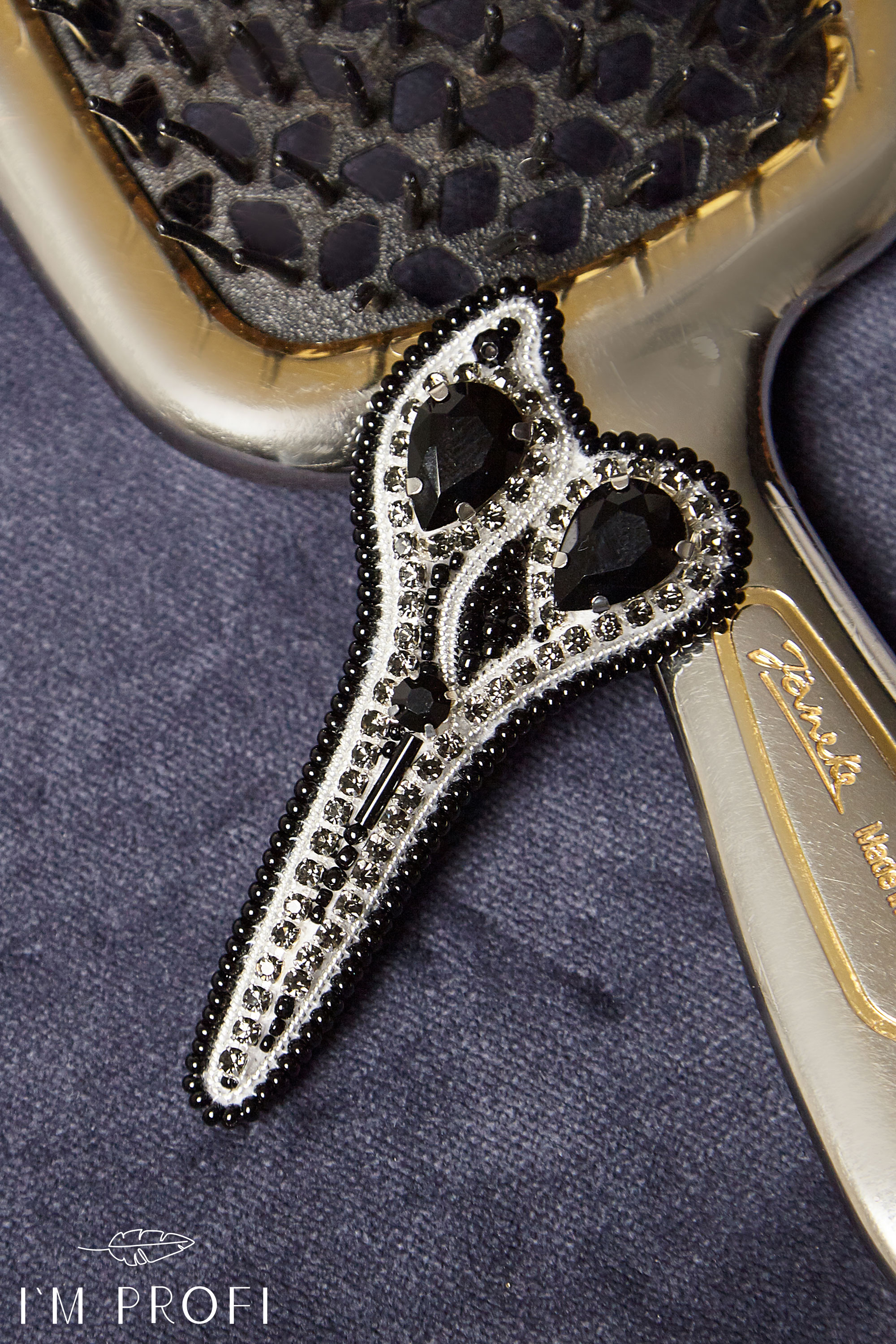 Брошки ручної роботи (для перукаря) – Ножиці - Зображення 6