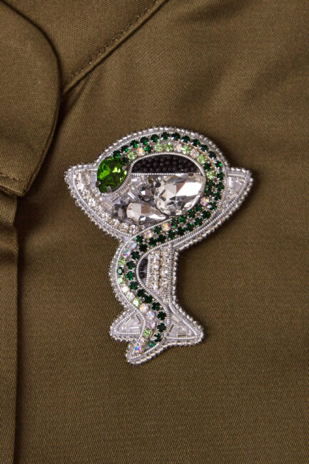 Брошки медичні ручної роботи – Легені, Келих Гігеї, Кадуцей, Мікроскоп, Стетоскоп, Дерматоскоп