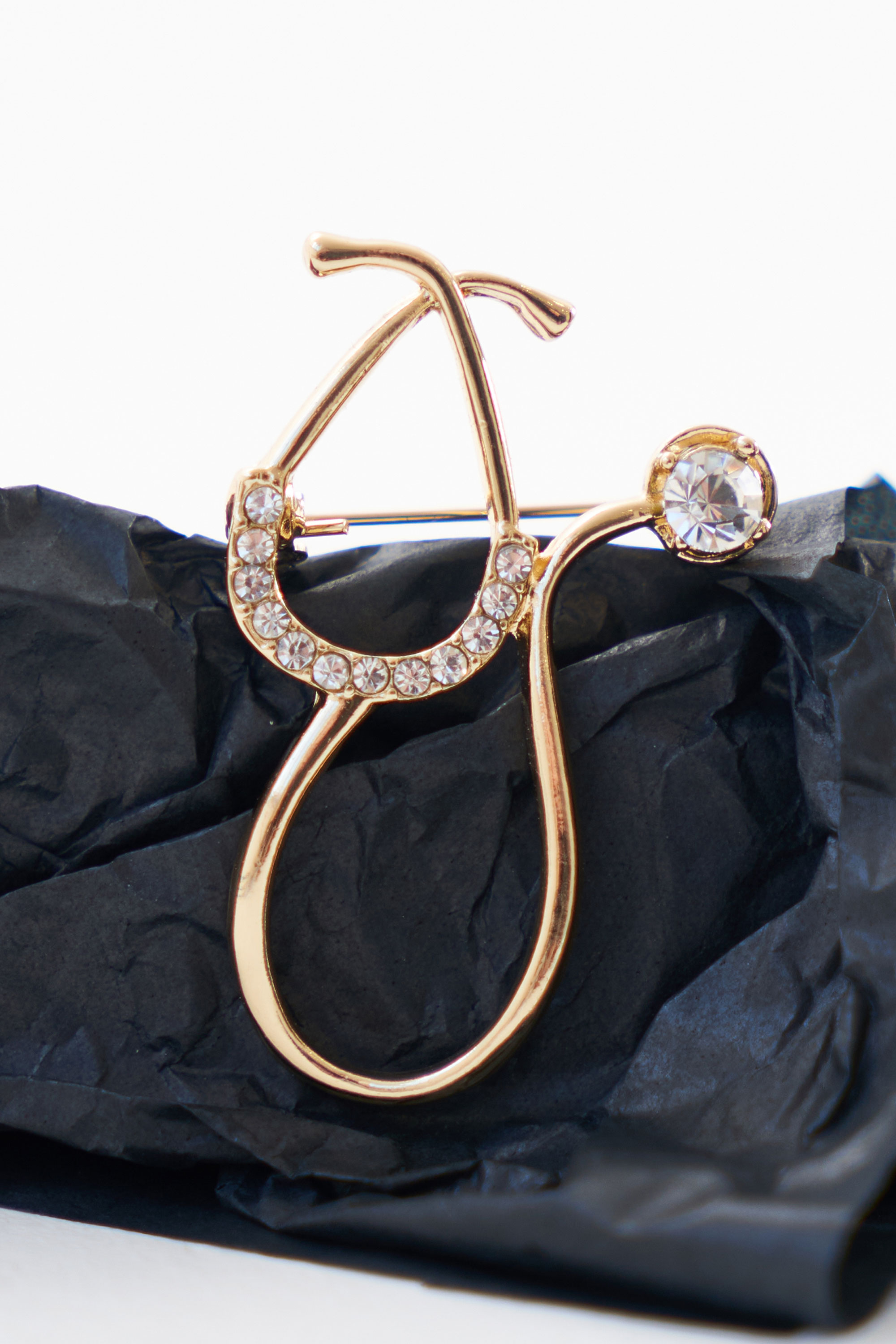 Брошки медичні ручної роботи – Легені, Келих Гігеї, Кадуцей, Мікроскоп, Стетоскоп, Дерматоскоп - Зображення 18