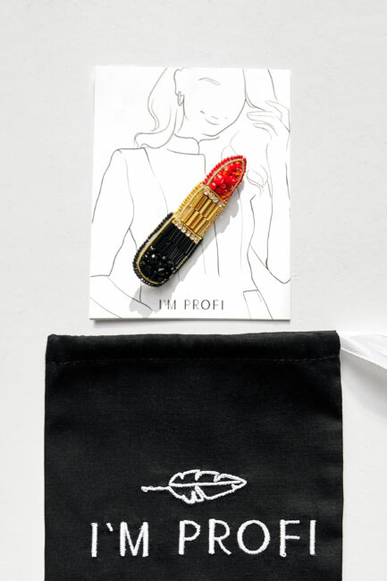 Брошки ручної роботи (для б'юті-майстра) – Лак, Помада, Брова, Стопа, Палітра, Лазер