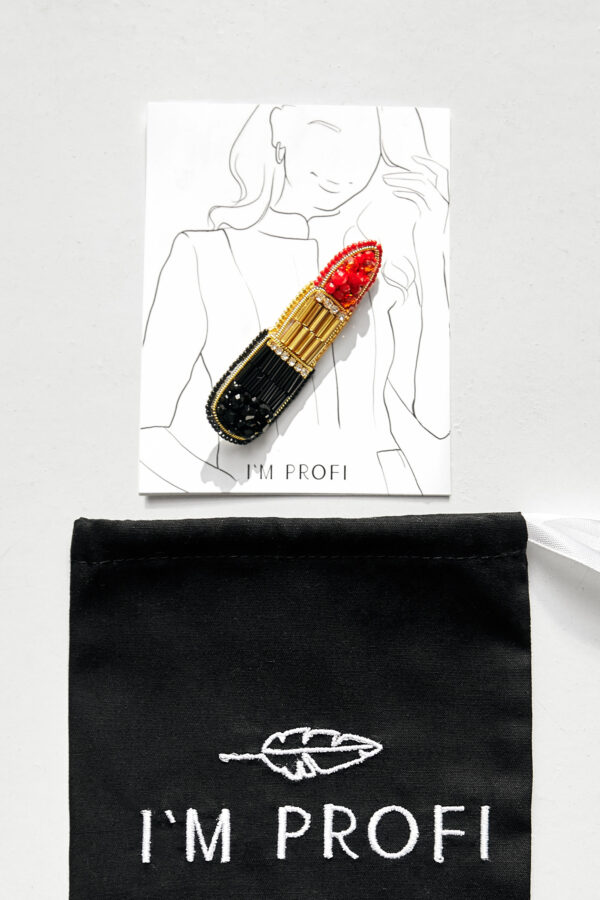 Брошки ручної роботи (для б'юті-майстра) – Лак, Помада, Брова, Стопа, Палітра, Лазер