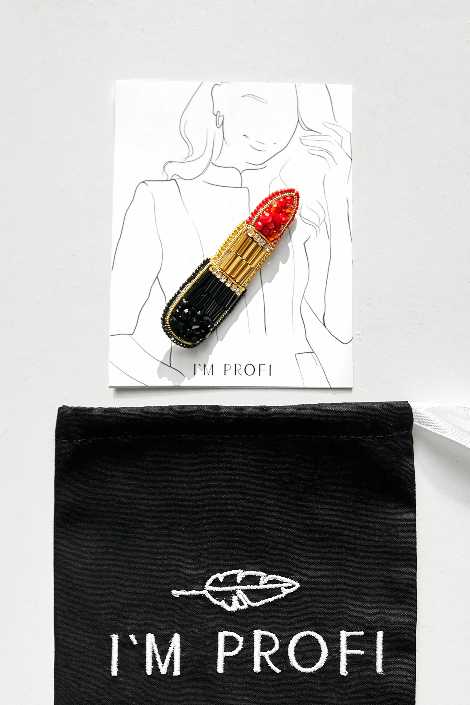 Брошки ручної роботи (для б'юті-майстра) – Лак, Помада, Брова, Стопа, Палітра, Лазер - Зображення 11