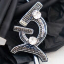 Брошки медичні ручної роботи – Легені, Келих Гігеї, Кадуцей, Мікроскоп, Стетоскоп, Дерматоскоп - Мікроскоп (чорно-серебряний)