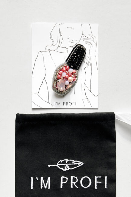 Брошки ручної роботи (для б'юті-майстра) – Лак, Помада, Брова, Стопа, Палітра, Лазер