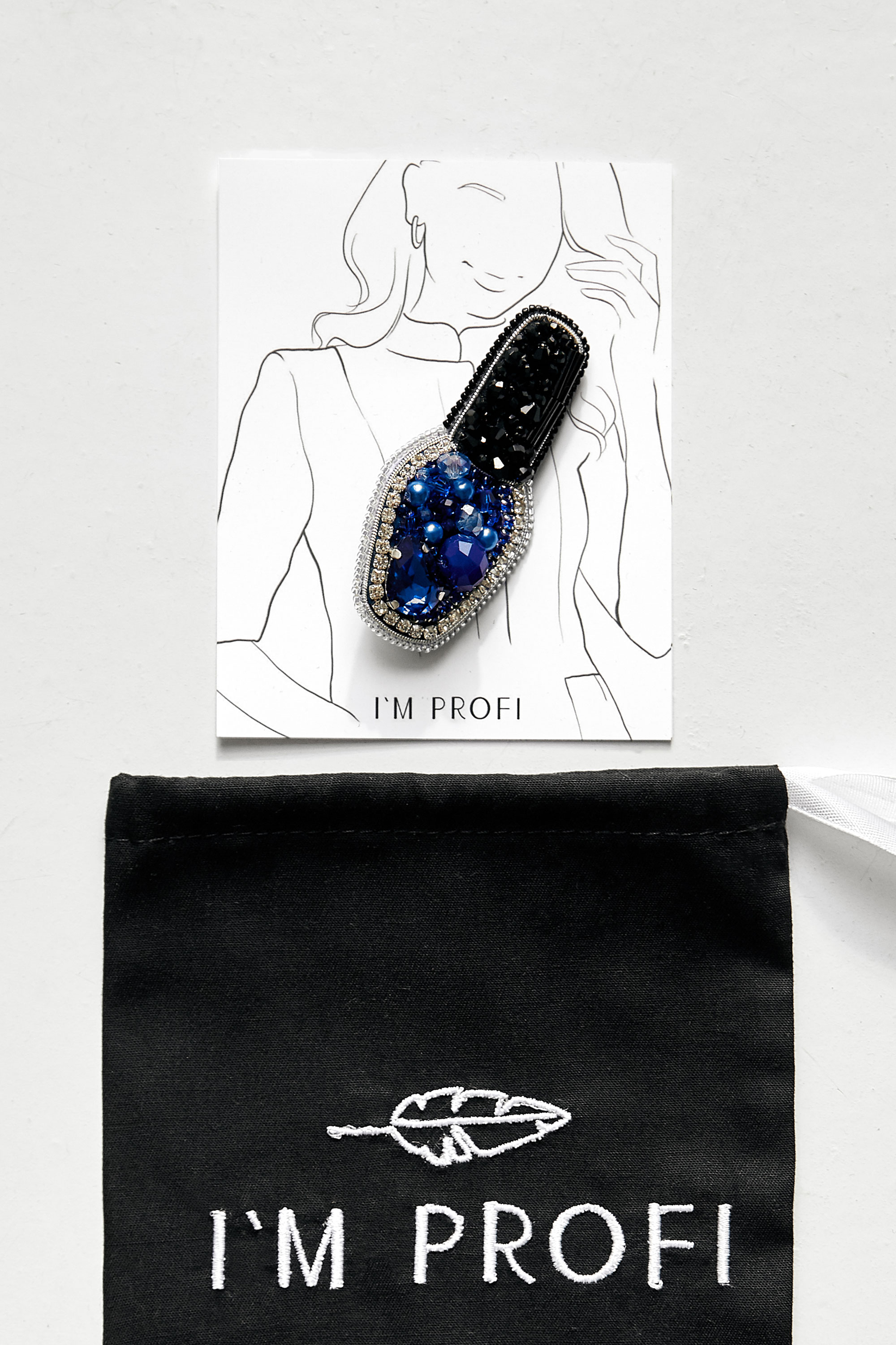 Брошки ручної роботи (для б'юті-майстра) – Лак, Помада, Брова, Стопа, Палітра, Лазер - Зображення 6