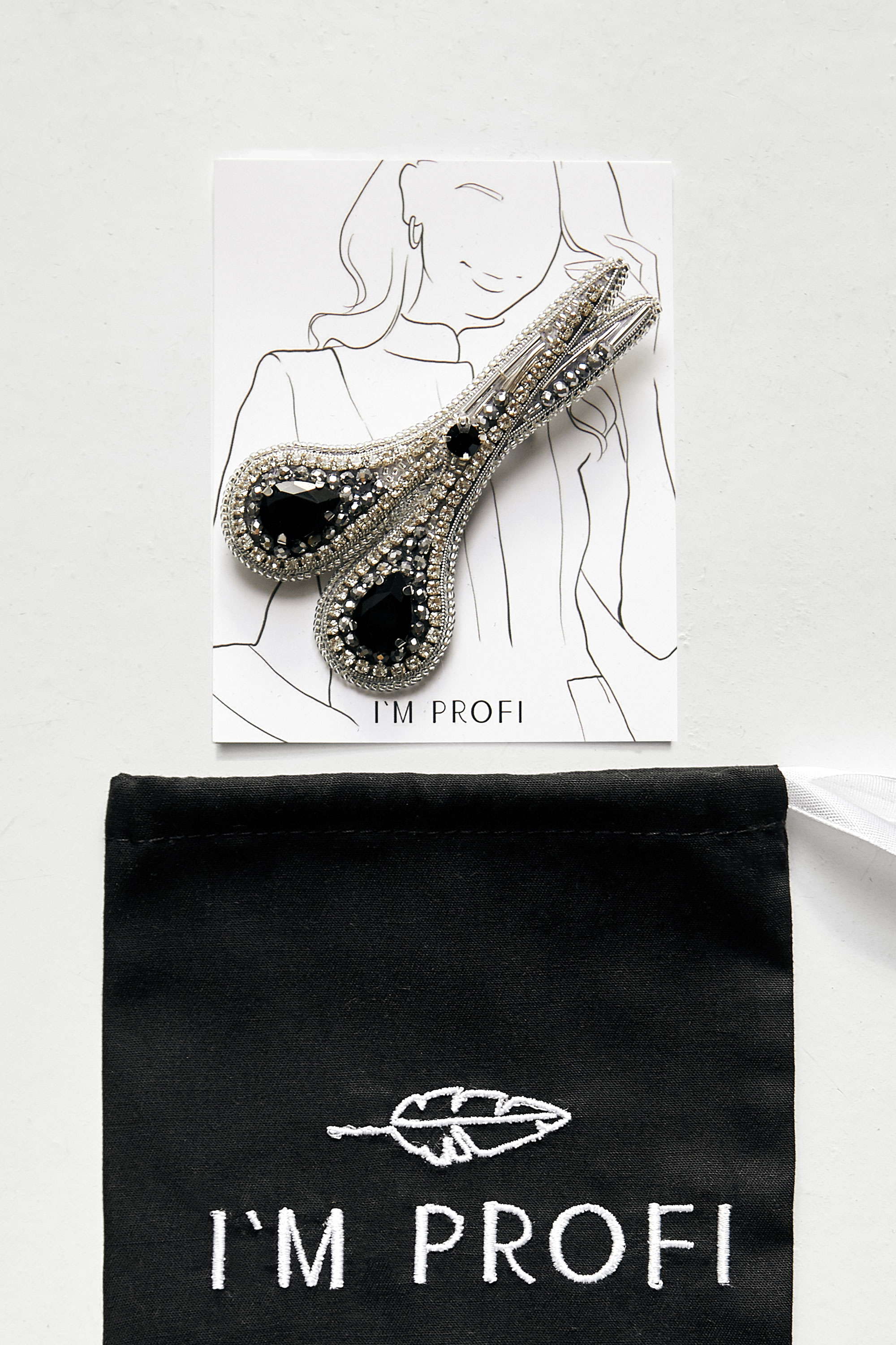 Брошки ручної роботи (для перукаря) – Ножиці - Зображення 4