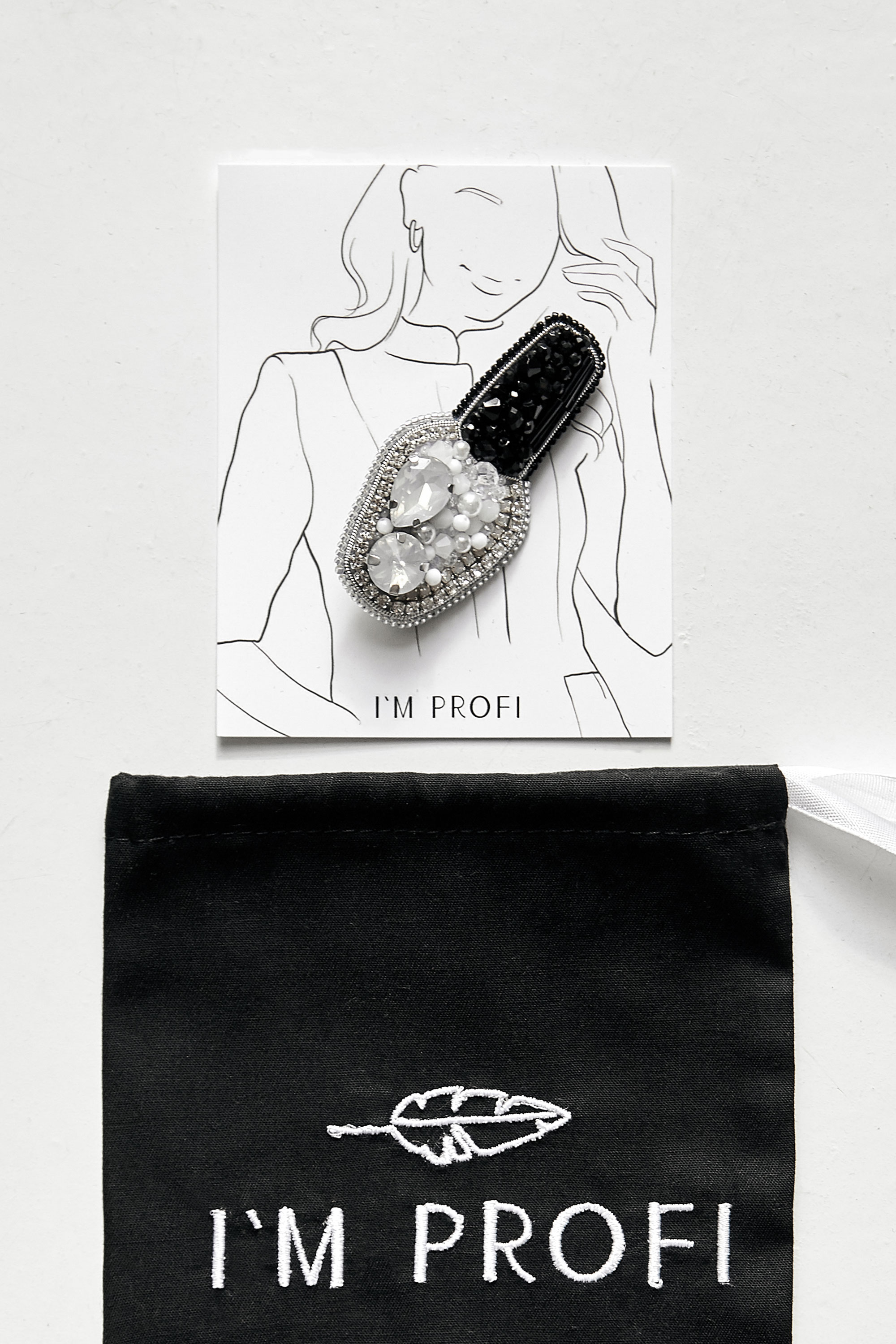 Брошки ручної роботи (для б'юті-майстра) – Лак, Помада, Брова, Стопа, Палітра, Лазер - Зображення 7