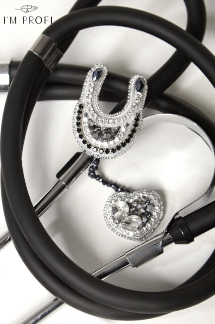 Брошки медичні ручної роботи – Легені, Келих Гігеї, Кадуцей, Мікроскоп, Стетоскоп, Дерматоскоп