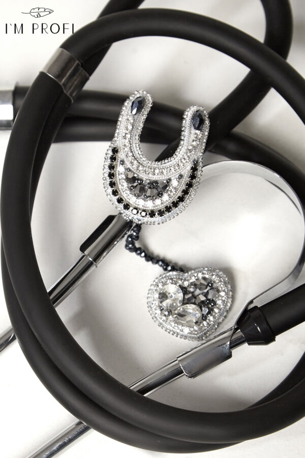 Брошки медичні ручної роботи – Легені, Келих Гігеї, Кадуцей, Мікроскоп, Стетоскоп, Дерматоскоп