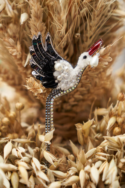 Брошки медичні ручної роботи – Серце, Око, УЗД, ДНК, Матка, Лелека, Дерево