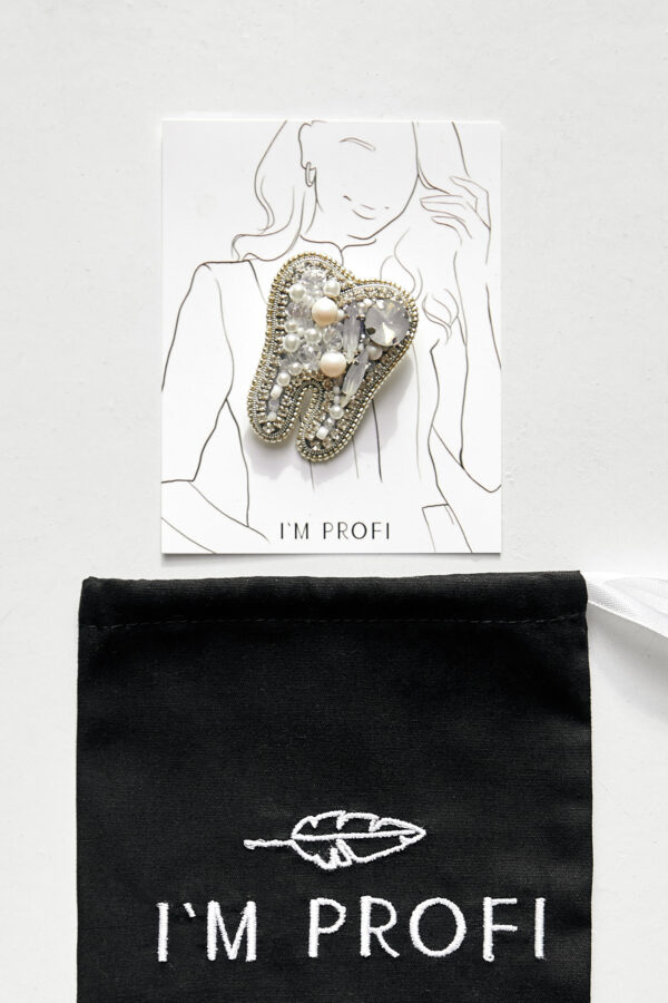 Брошки ручної роботи – Зуби (для стоматолога)