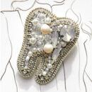 Брошки ручної роботи – Зуби (для стоматолога) - Зуб (срібло)