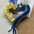 Брошки ручної роботи – Україна в серці - Україна – Сердечко #5