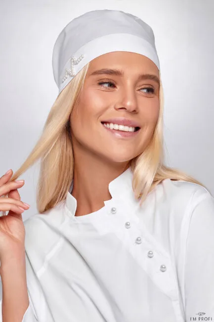Improfi H112 Medical Cap White 01