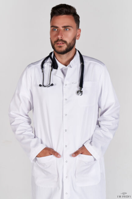 Чоловічий медичний халат (46-64 розмір) – P128
