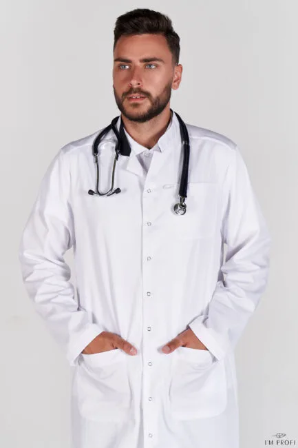 Чоловічий медичний халат (46-64 розмір) – P128