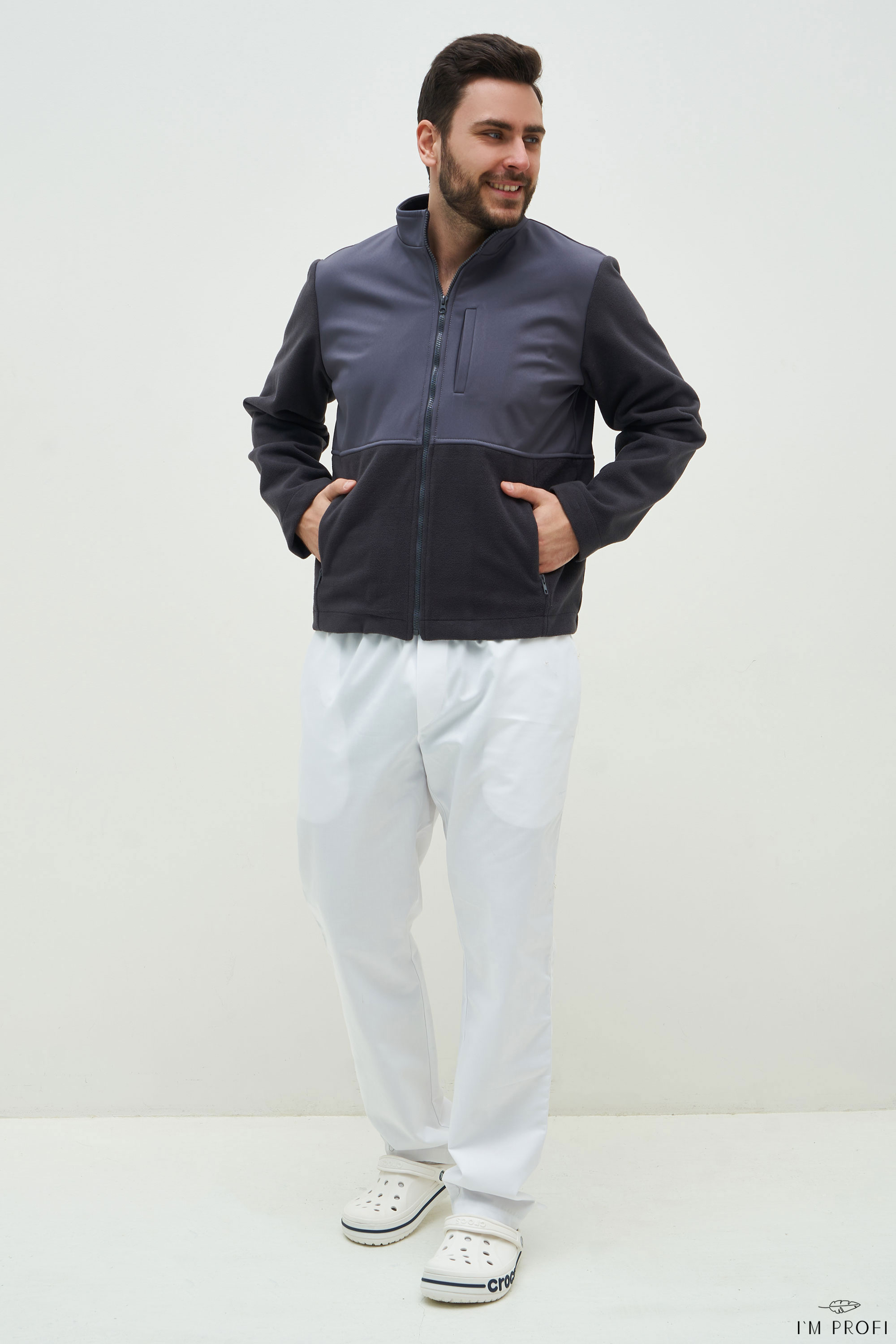 Кофта флісова на змійці чоловіча – P156 - Зображення 3