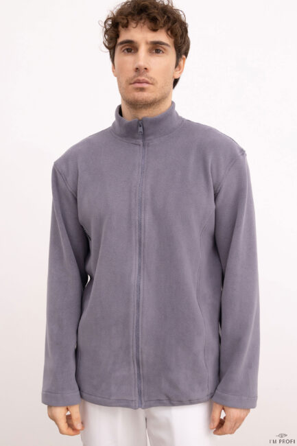 Improfi P305 Mens Fleece Jacket Grey 01