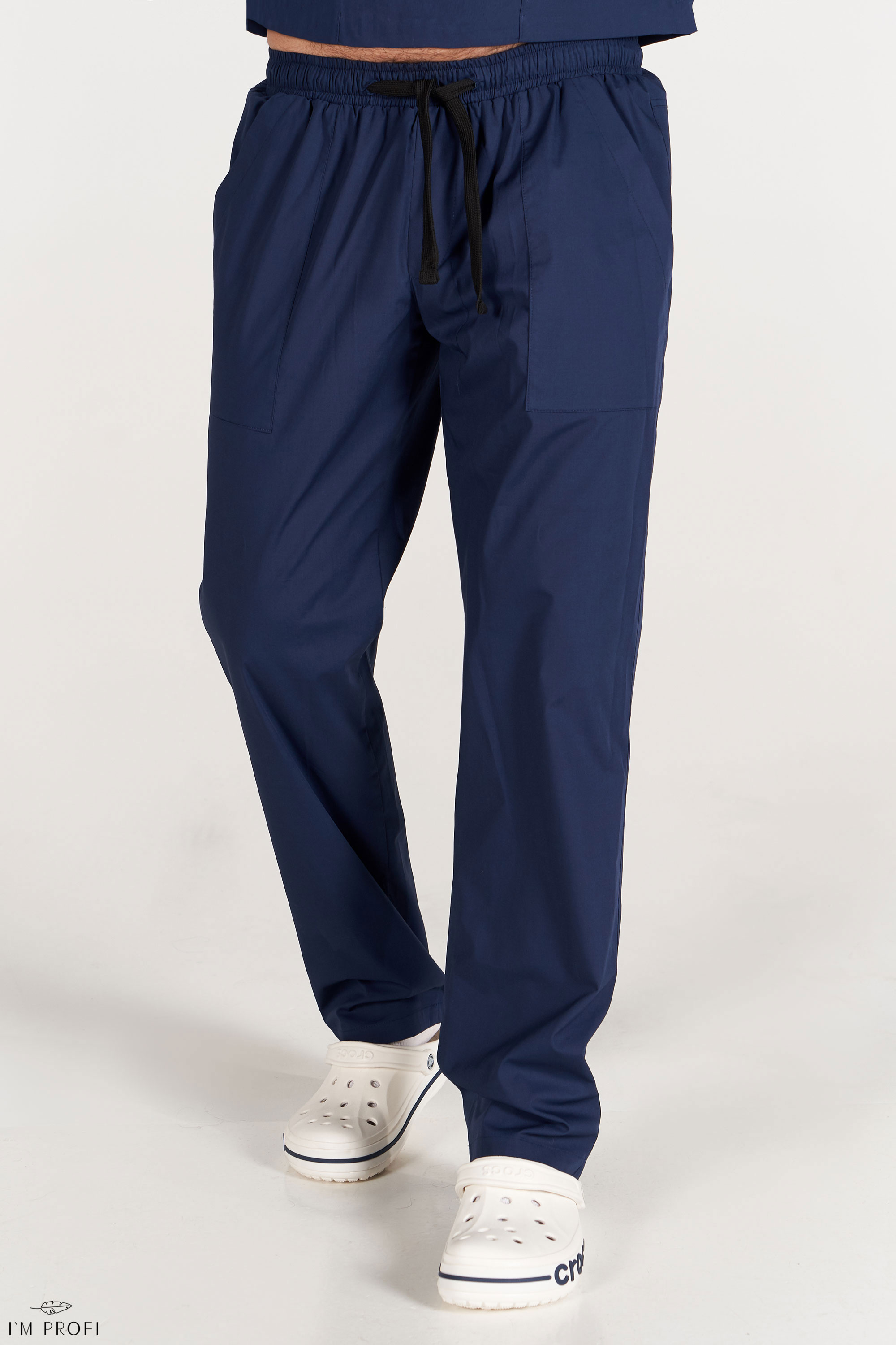 Improfi B129 Mens Scrub Pants Blue 01