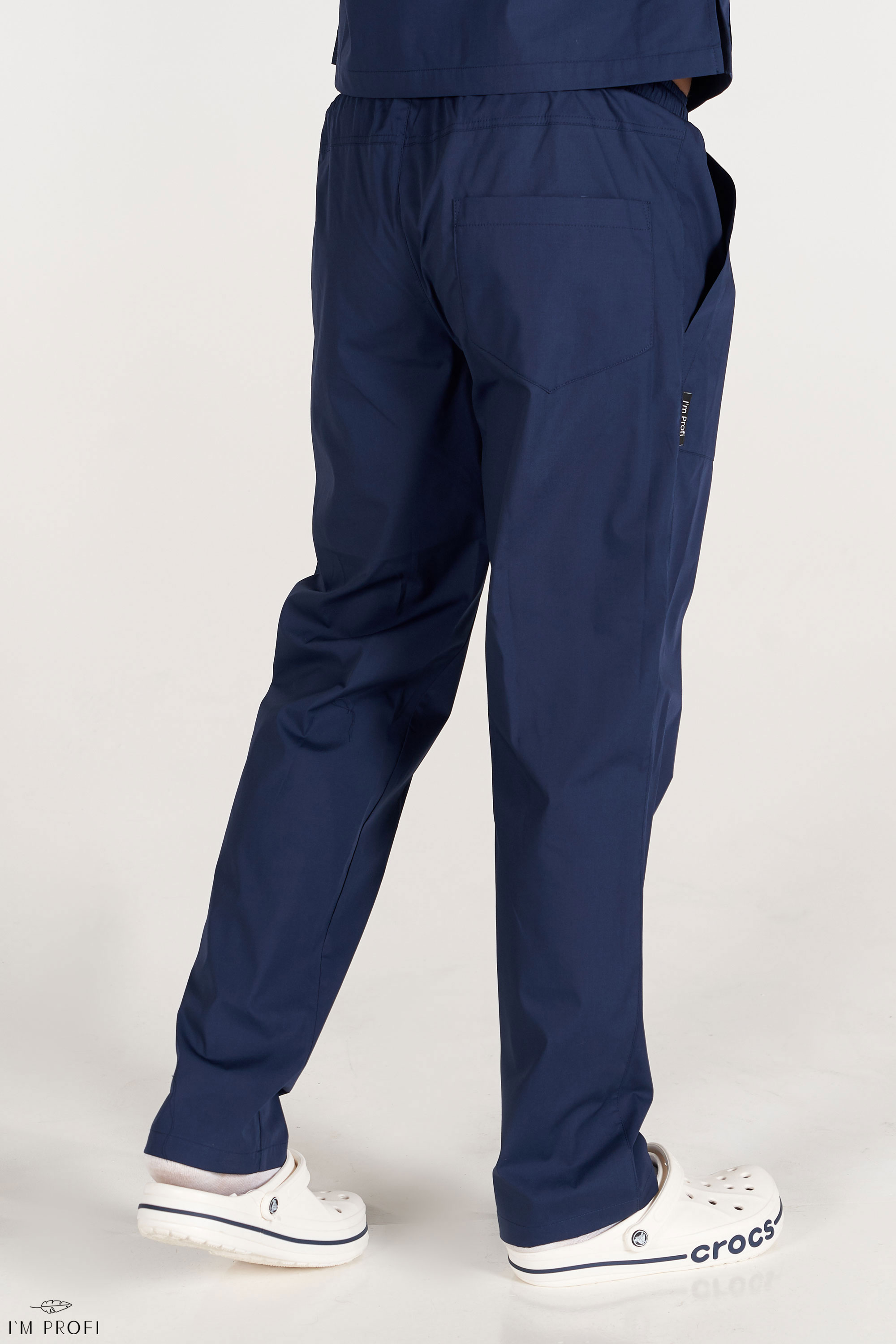 Improfi B129 Mens Scrub Pants Blue 02