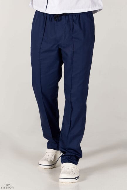 Improfi B137 Mens Scrub Pants Blue 01