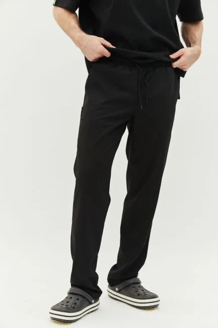 Improfi B240 Mens Scrub Pants Black 01