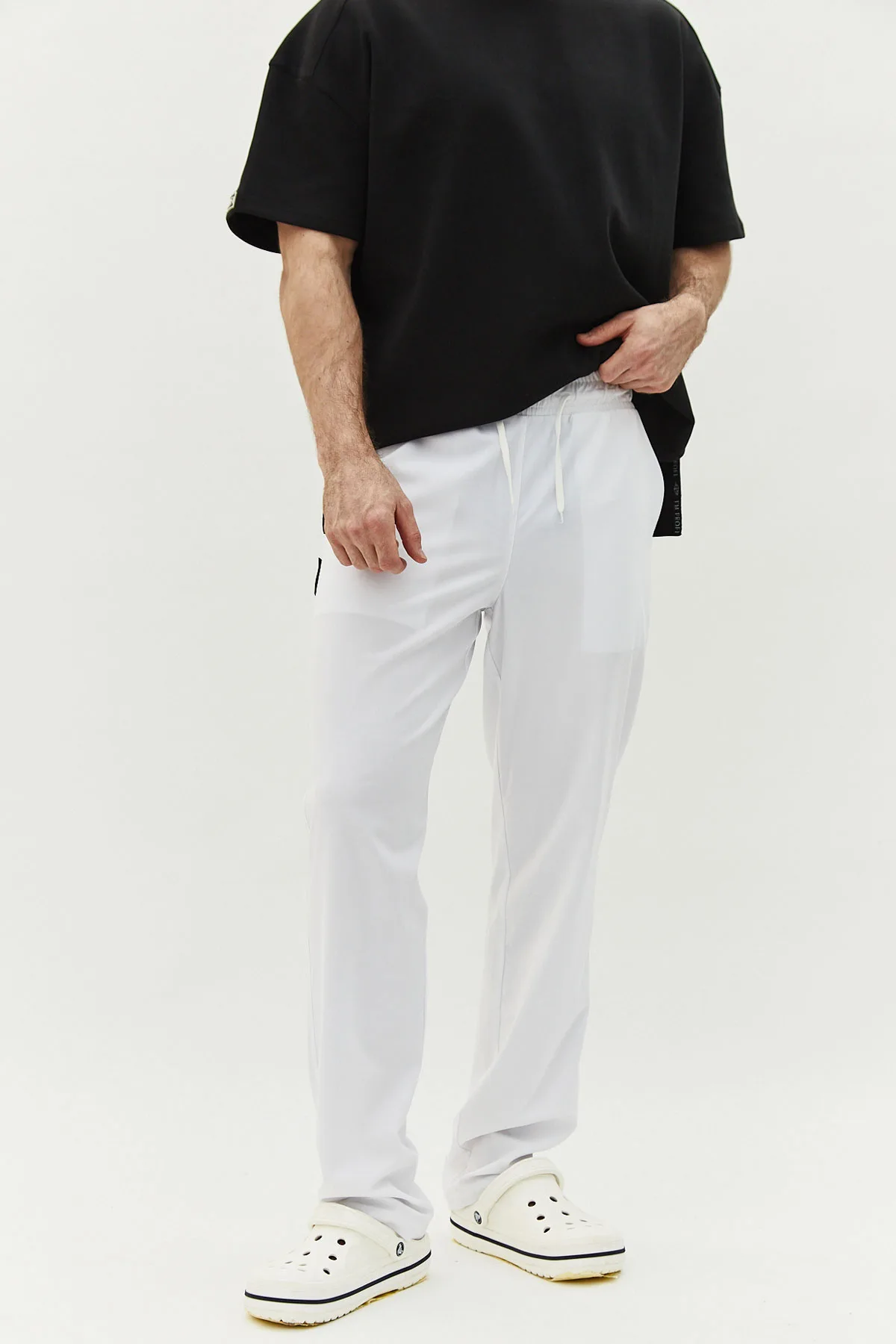 Improfi B240 Mens Scrub Pants White 04