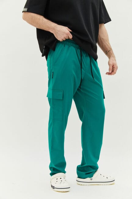 Improfi B251 Mens Scrub Pants Emerald 01