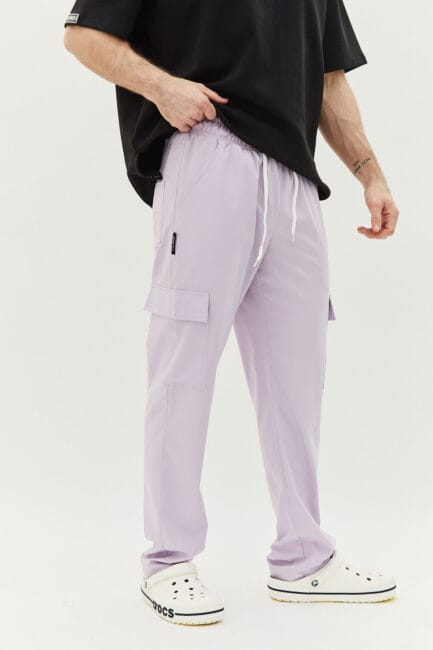 Improfi B251 Mens Scrub Pants Lavender 01
