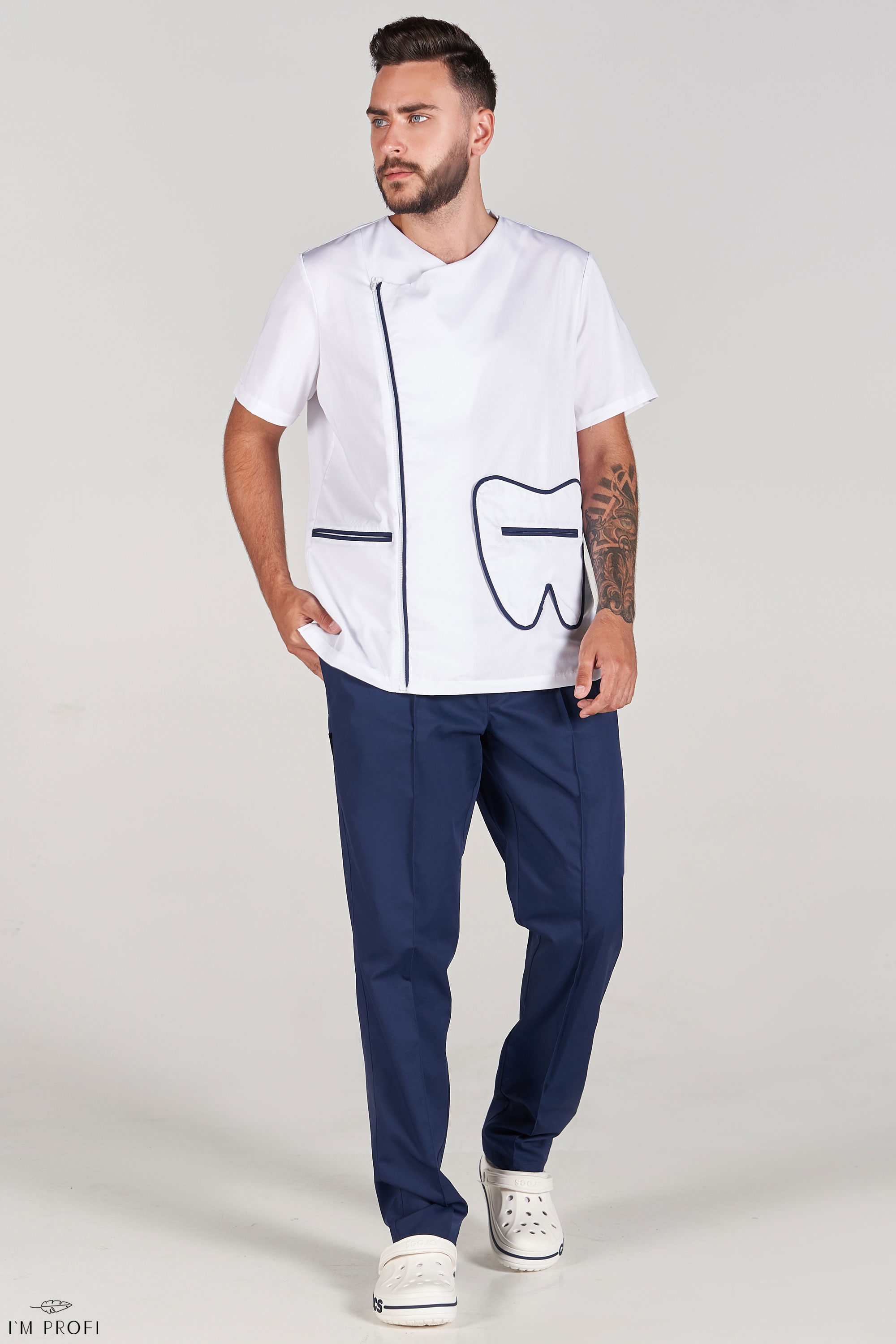 Чоловічий костюм стоматолога – P137