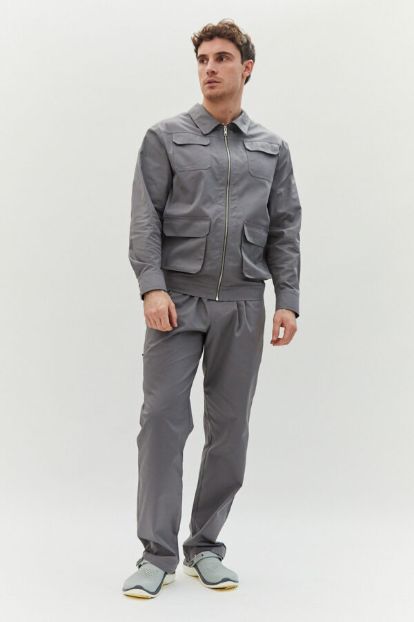 Костюм медичний чоловічий – P236 - Сірий