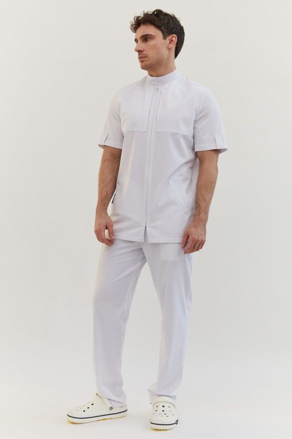 Improfi P241 Mens Scrub Set White 04