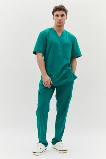 Improfi P251 Mens Scrub Set Emerald 01