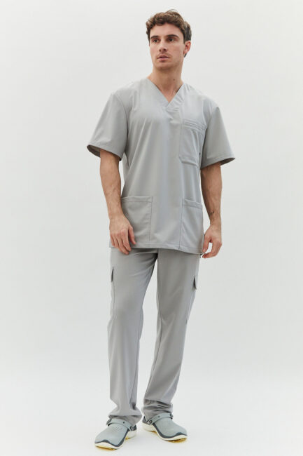 Improfi P251 Mens Scrub Set Grey 01