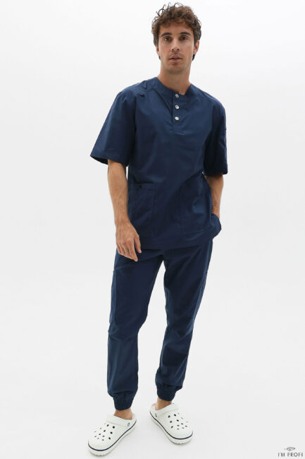 Improfi P257 Mens Scrub Set Blue 01