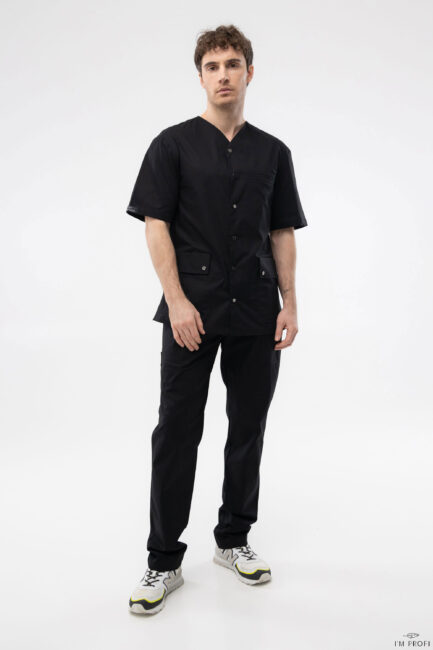 Improfi P277 Mens Scrub Set Black 01