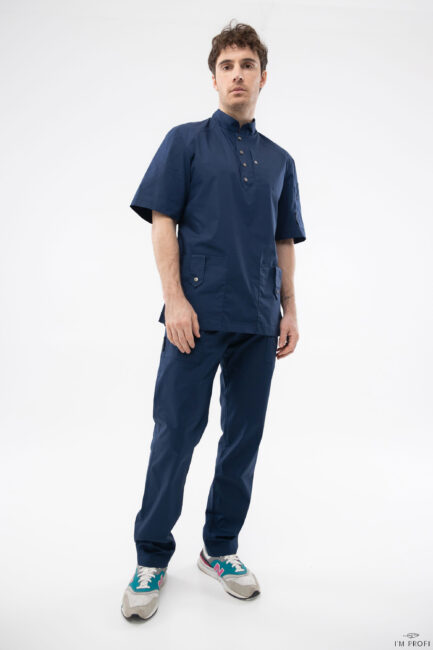 Improfi P282 Mens Scrub Set Navy 01