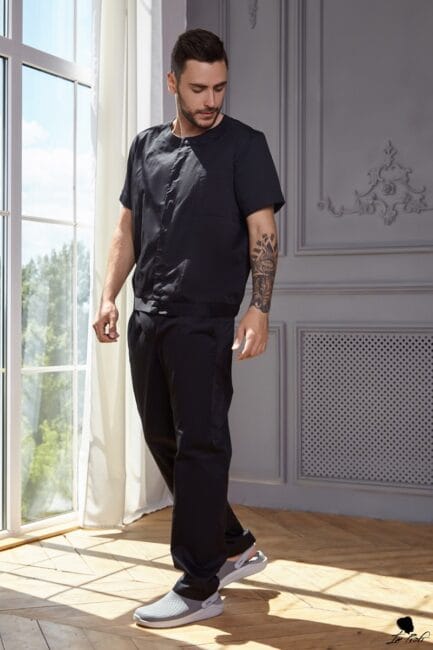 Improfi P59 Mens Scrub Set Black 01