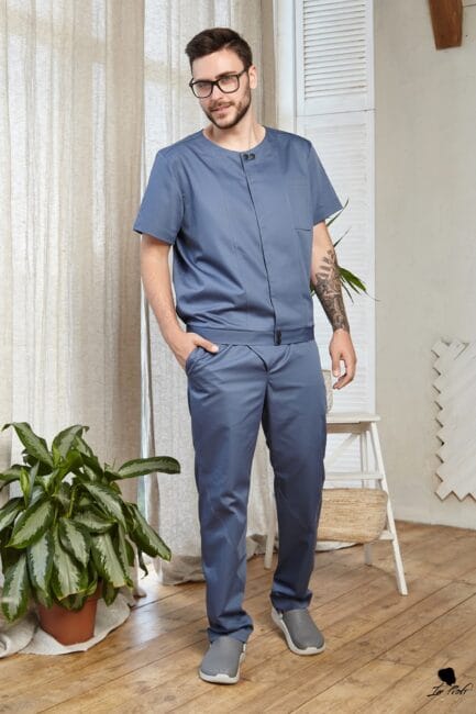 Improfi P59 Mens Scrub Set Glaucous 01