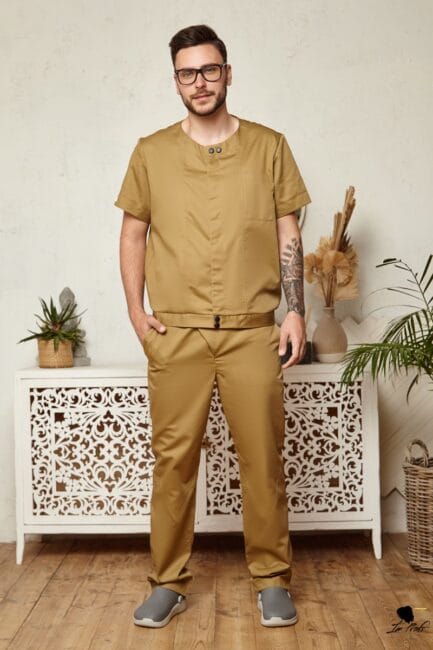 Improfi P59 Mens Scrub Set Safari 01
