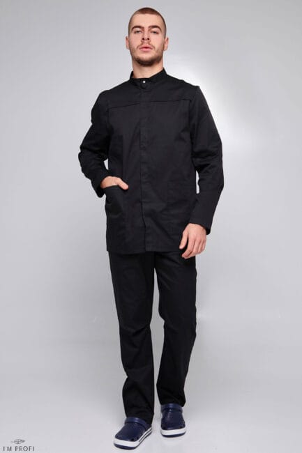 Improfi P68 Mens Scrub Set Black 01