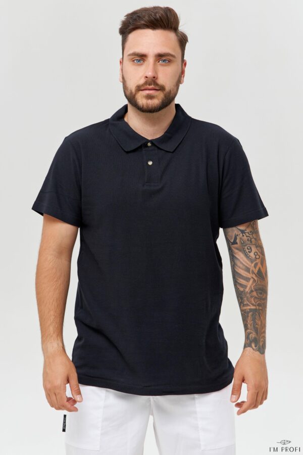 Поло чоловіче класичне – P136 - Чорний