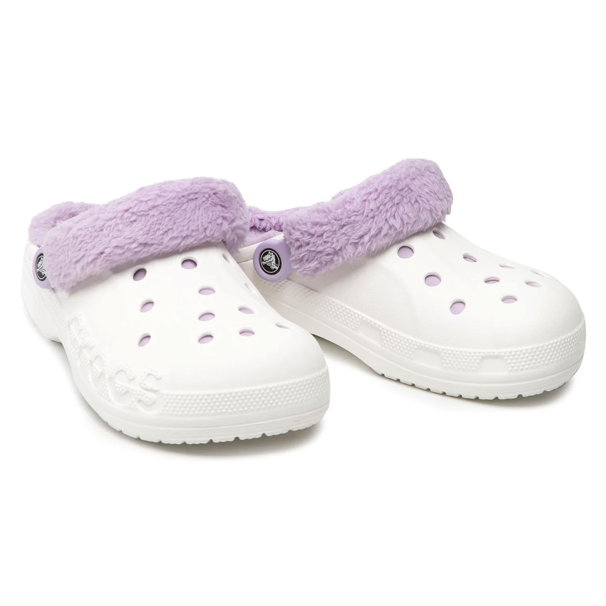 Зимові утеплені крокси CROCS Baya Lined Fuzz-Strap Clogs – 206633