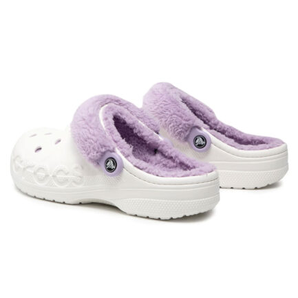 Зимові утеплені крокси CROCS Baya Lined Fuzz-Strap Clogs – 206633