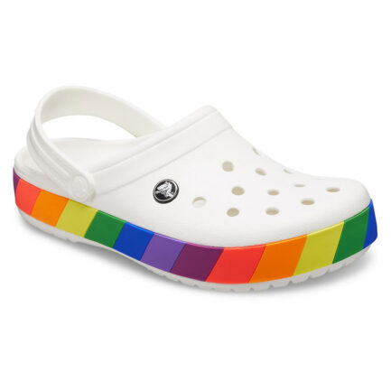 Crocs Crocband 206361 White Rainbow 01