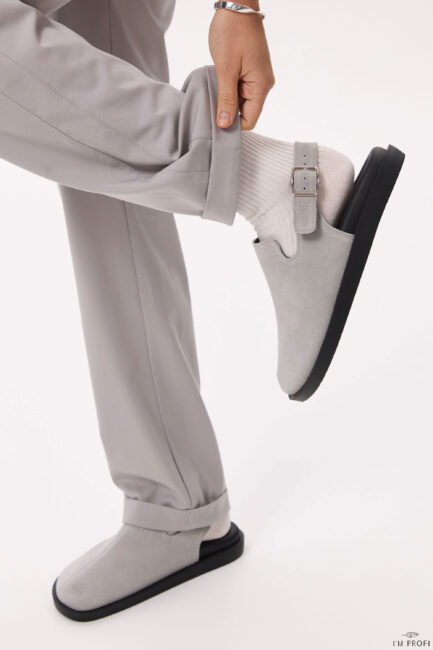 Clogs S013 (сірий)