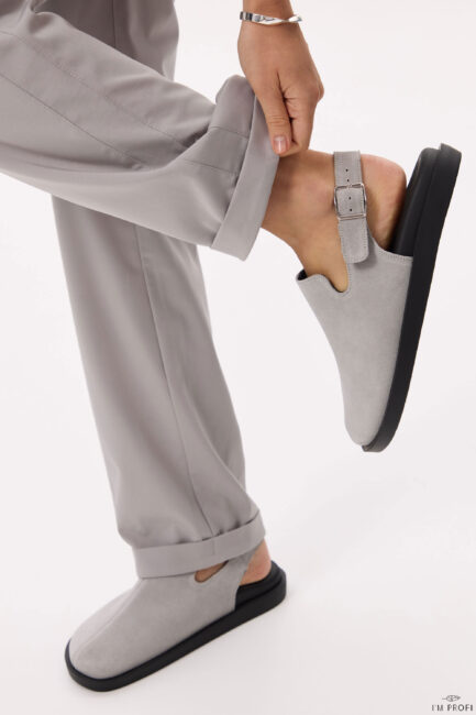 Clogs S013 (сірий)